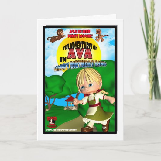 De doosparodie van de Kaart DVD van de Verjaardag (Voorkant)