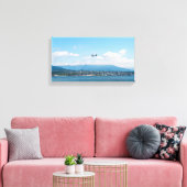 De dop van Seaplane over Vancouver Canvas Afdruk (Insitu (Woonkamer))