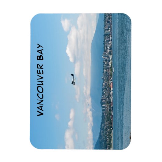 De dop van Seaplane over Vancouver Magneet (Verticaal)