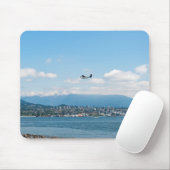De dop van Seaplane over Vancouver Muismat (Met muis)