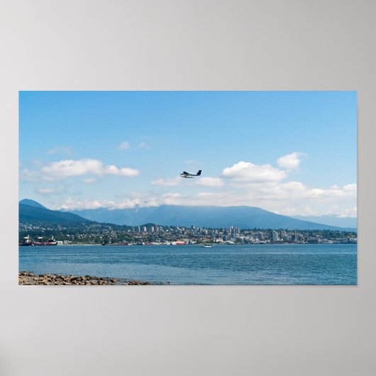 De dop van Seaplane over Vancouver Poster (Voorkant)