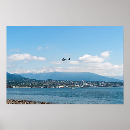 De dop van Seaplane over Vancouver Poster (Voorkant)