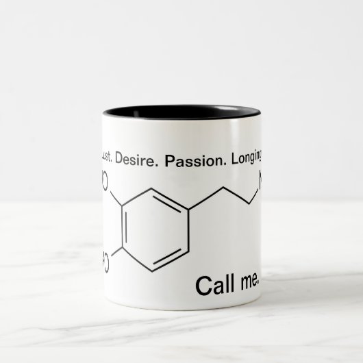 De Dopamine-Mok Tweekleurige Koffiemok (Center)