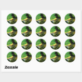 De Dordogne met Carrence Ronde Sticker (Vel)