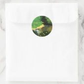 De Dordogne met Carrence Ronde Sticker (Tas)