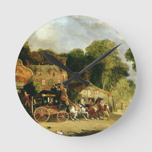 De Dorking en de London Royal Mail verlaten de 'Ma Ronde Klok