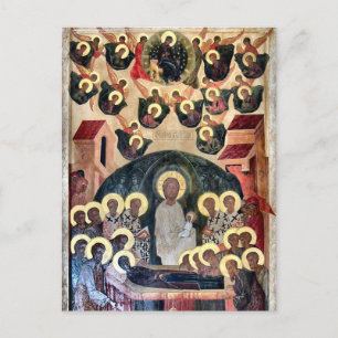 De Dormition van het Theotokos-icoon Briefkaart