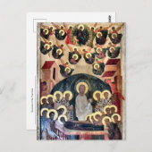 De Dormition van het Theotokos-icoon Briefkaart (Voorkant / Achterkant)