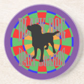 De dorpeling zandsteen onderzetter (Voorkant)