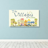 De dorpen florida gemeenschap muur canvas kunst (Insitu (Houten vloer))