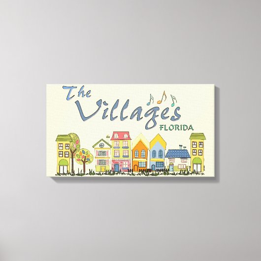 De dorpen florida gemeenschap muur canvas kunst (Voorkant)