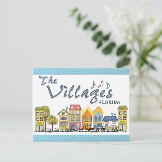 De dorpjes van Florida Community briefkaart (Staand voorkant)
