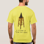 de dorpsidioot texas t-shirt (Achterkant)