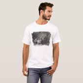 De dorpspolitici, gegraveerd door Abraham Raimb T-shirt (Voorkant volledig)