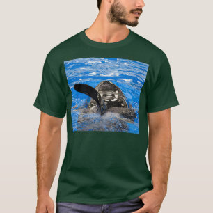 De dorsale vin van een dodelijke walvis t-shirt