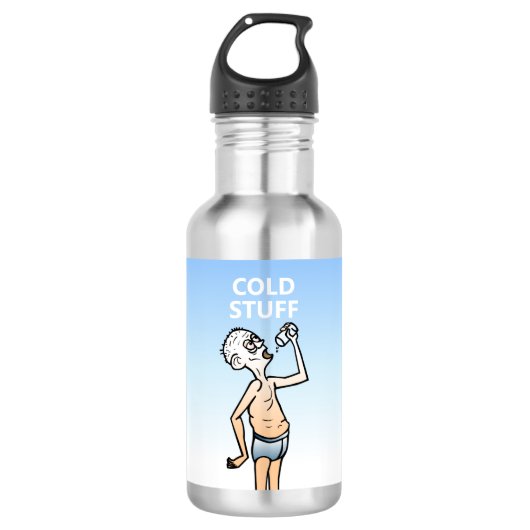 De dorstige Man 532 ml waterfles Waterfles (Voorkant)