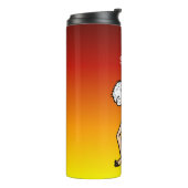 De Dorstige Man Thermische Tumbler Thermosbeker (Gedraaid links)