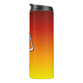 De Dorstige Man Thermische Tumbler Thermosbeker (Geroteerd rechts)