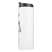 De Dorstige Man Thermische Tumbler Thermosbeker (Geroteerd rechts)