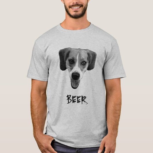 De Dorsty Beagle T-shirt (Voorkant)