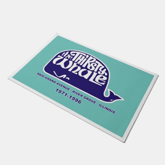 De Dorsty Whale, de Grove, Illinois Deurmat (Schuin)