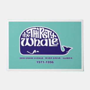 De Dorsty Whale, de Grove, Illinois Deurmat