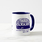 De Dorsty Whale, de Grove, Illinois Mok (Voorkant rechts)