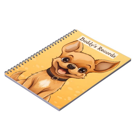 De dossiers van je hond notitieboek (Linkerzijde)