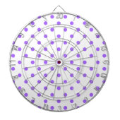 DE DOT Paarse Polka Dot Dart Board Dartbord (Voorkant)