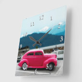 De douane 1940 Beroemde Amerikaan maakt Sedan Vierkante Klok (Hoek)