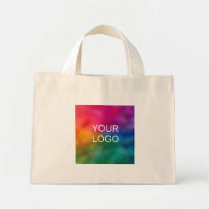 De douane BedrijfsLogo uploadt Uw Foto Mini Tote Bag