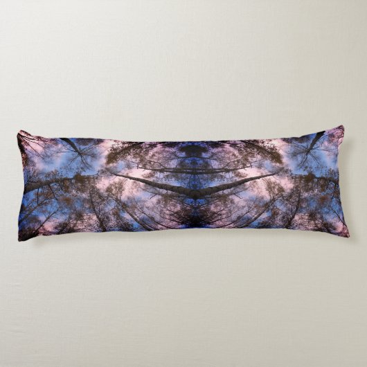 De douane borstelde Polyester BodySky is de grens Lichaamskussen (Achterkant)