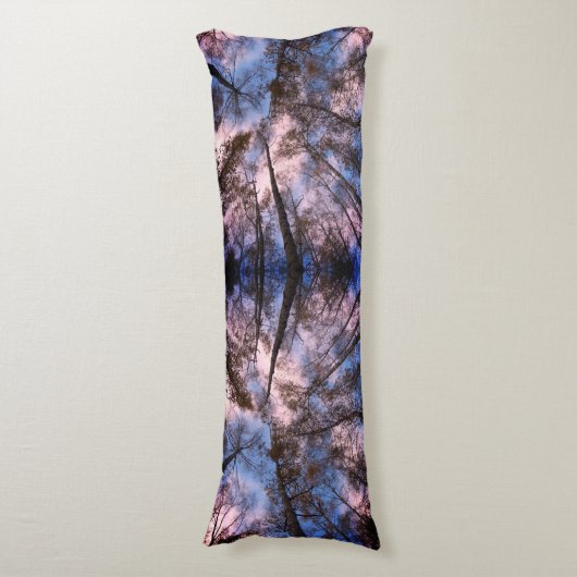 De douane borstelde Polyester BodySky is de grens Lichaamskussen (Voorkant Verticaal)