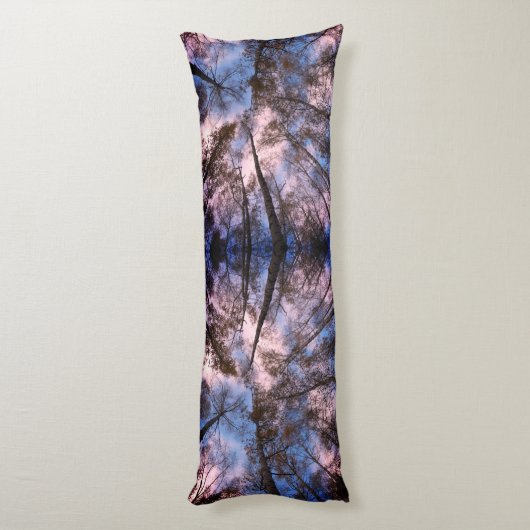 De douane borstelde Polyester BodySky is de grens Lichaamskussen (Achterkant (Verticaal))