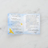 De douane dankt u kaardt bedankkaart (Binnen)