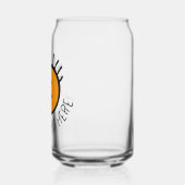 De douane Gepersonaliseerde Foto kan Glas 16oz vor (Links)