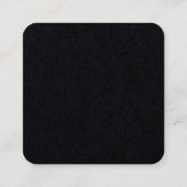 De douane Gepersonaliseerde Lege Sjabloon van Vierkante Visitekaartje (Achterkant)