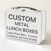 De douane Gepersonaliseerde Sjabloon van de Doos (Voorkant)