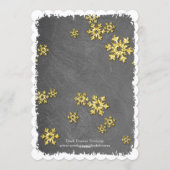 De douane heeft een Holly Jolly Kerstmis op Blackb Feestdagenkaart (Achterkant)