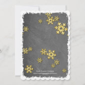 De douane heeft een Holly Jolly Kerstmis op Blackb Feestdagenkaart (Achterkant)