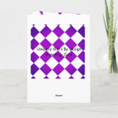 De douane Oooh, eet me niet het Man van de Feestdagen Kaart (Achterkant)