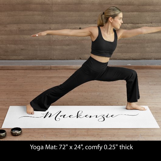 De douane past de Naam van het Manuscript aan voeg Yogamat