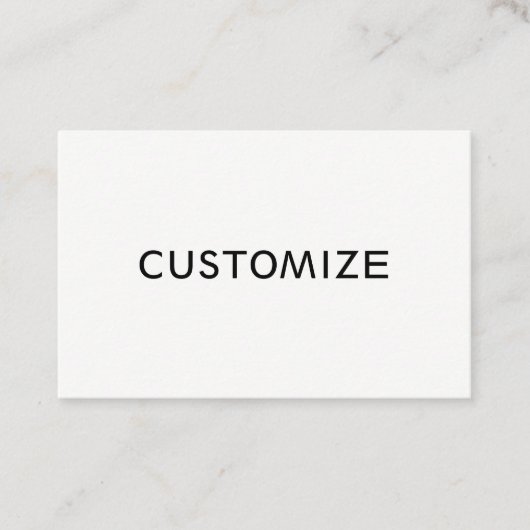 De douane past Leeg BedrijfsLogo aan Visitekaartje (Voorkant)