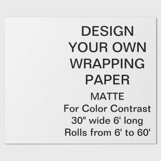 De douane personaliseerde 30" Document van de Cadeaupapier (Vlak)