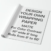 De douane personaliseerde 30" Document van de Cadeaupapier (Uitgerold)