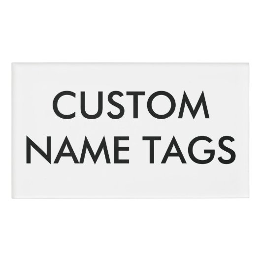 De douane personaliseerde de Grote Lege Sjabloon Naambadge (Voorkant)