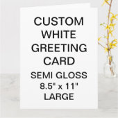 De douane personaliseerde het Grote Wenskaart van Kaart (Gele Bloem)