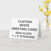 De douane personaliseerde het Grote Wenskaart van Kaart (Gele Bloem)