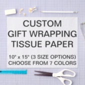 De douane personaliseerde Zwart Papieren zakdoekje Tissuepapier (Craft)