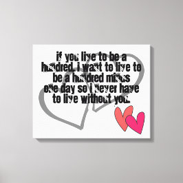 de douane personaliseert doet het zelf Jubilea Canvas Afdruk